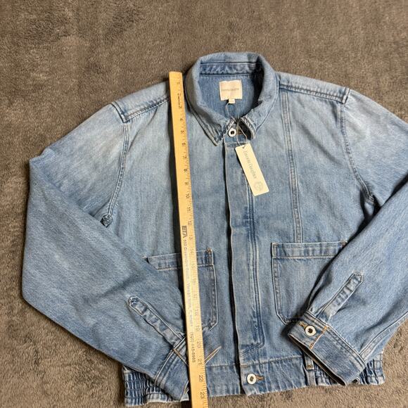 Favorite Daughter Juliet Shirt Denim Jean Jacket NWT Large Killington Crop - Picture 8 of 9